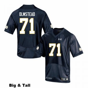 Notre Dame Fighting Irish Men's John Olmstead #71 Navy Under Armour Authentic Stitched Big & Tall College NCAA Football Jersey SAN2599XN